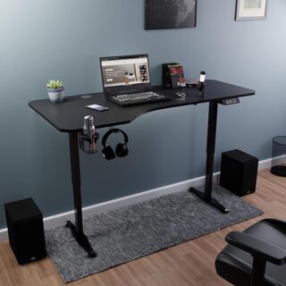Green Soul® Trigger Multipurpose Electric Height Adjustable Engineered Wood Table Desk