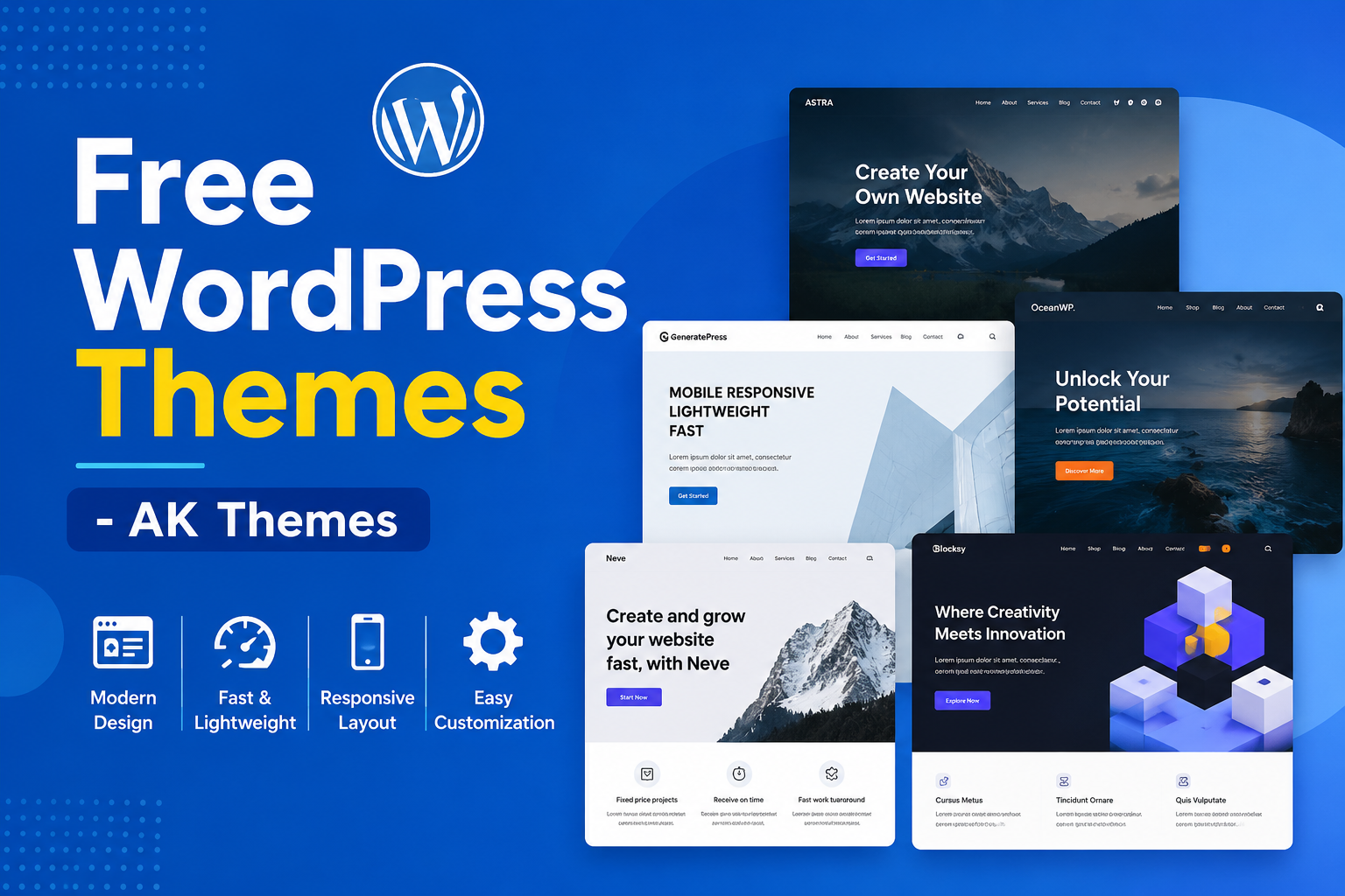 Free WordPress Themes - AK Theme